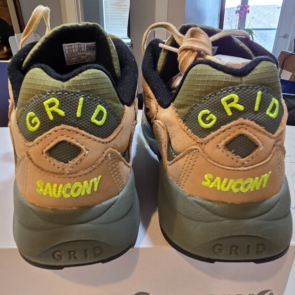 Saucony Grid Shadow 2 Avocado Beige Size 10.5 S70846-2 Hiking Trail Runner NEW - Picture 5 of 12